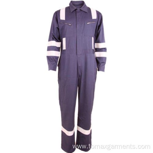 Overall with Reflective Workwear Twill Coverall